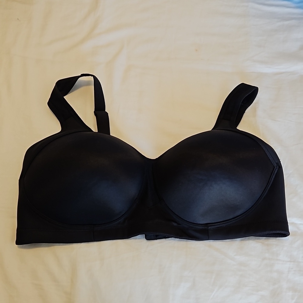 Black Vanity Fair Wirefree Sports Bra 38 DD